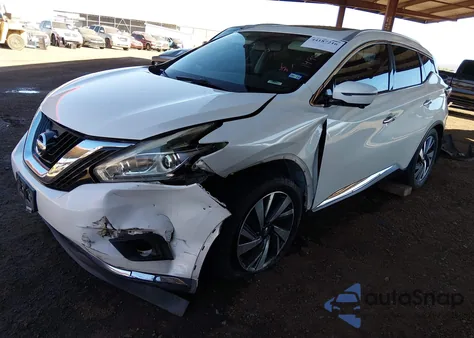 2018 Nissan Murano Platinum from USA, damaged, VIN 5N1AZ2MG6JN179335